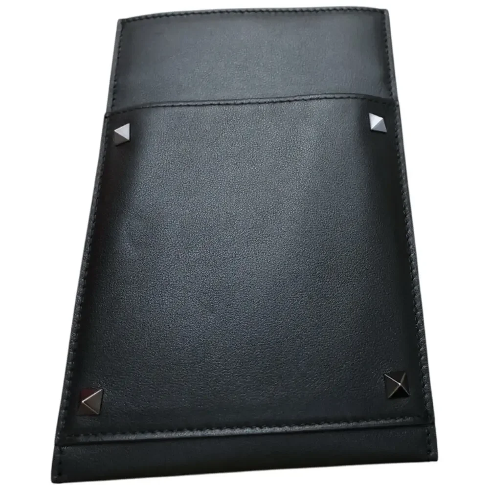 VALENTINO GARAVANI Rockstud Leather Phone Case Crossbody